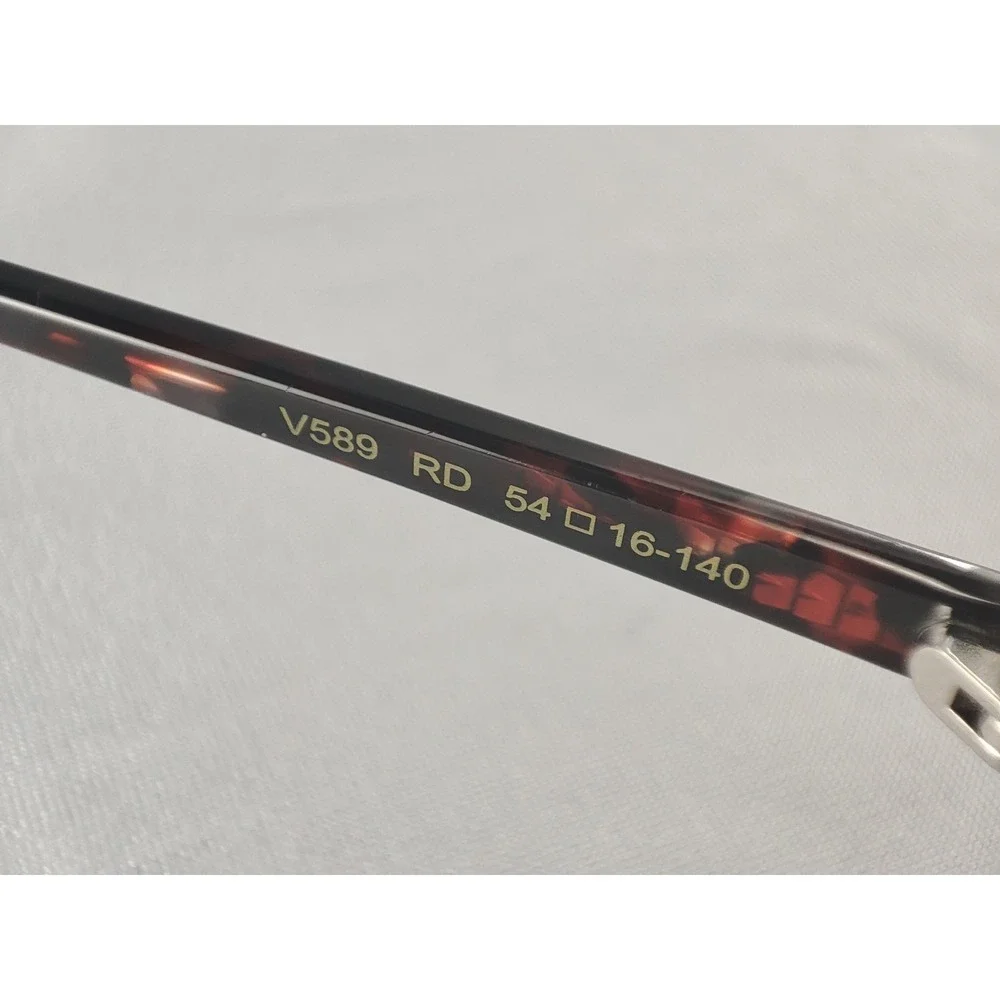 Vera Wang V589 RD Dark Red Tortoise‎ Cat Eye Eyeglass Frames 54-16 140